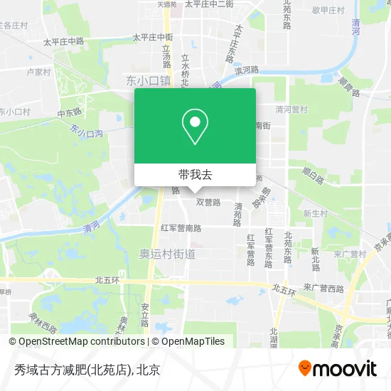 秀域古方减肥(北苑店)地图