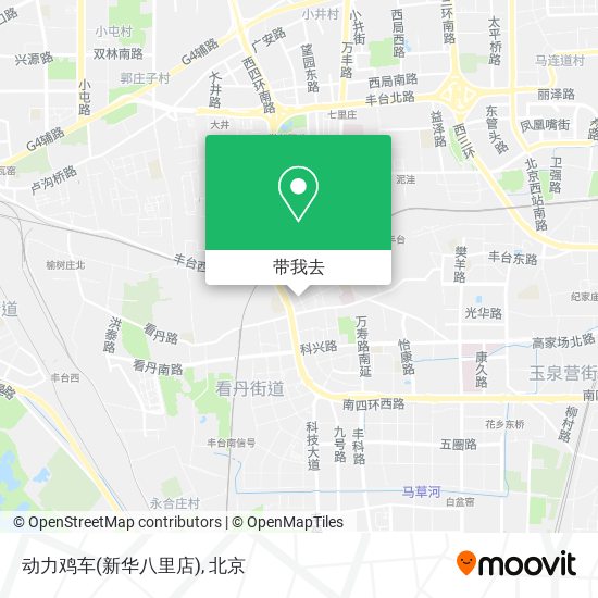 动力鸡车(新华八里店)地图
