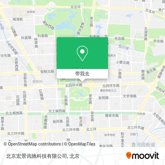 北京宏景讯驰科技有限公司地图