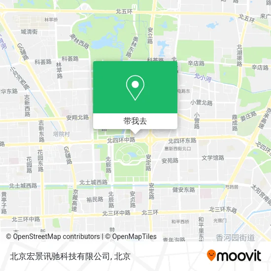 北京宏景讯驰科技有限公司地图