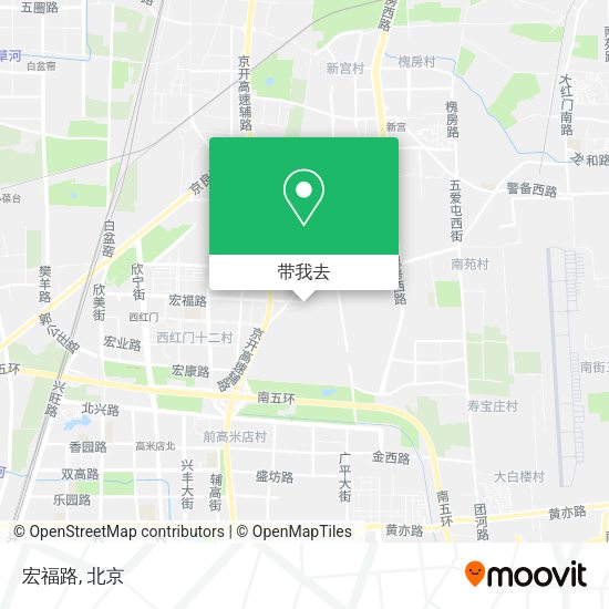 宏福路地图