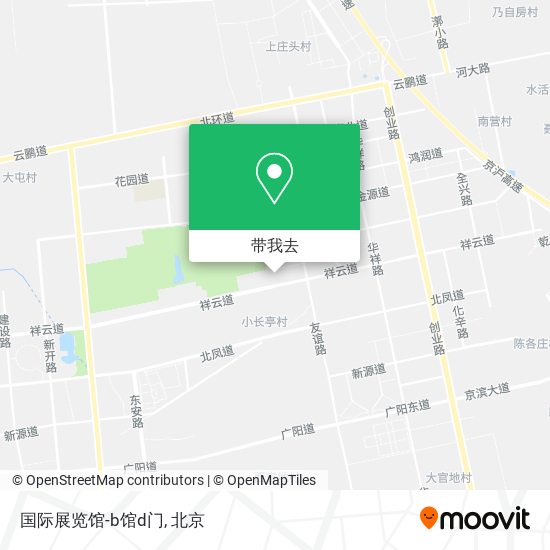 国际展览馆-b馆d门地图