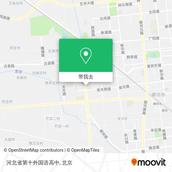 河北省第十外国语高中地图