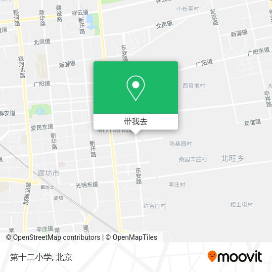 第十二小学地图