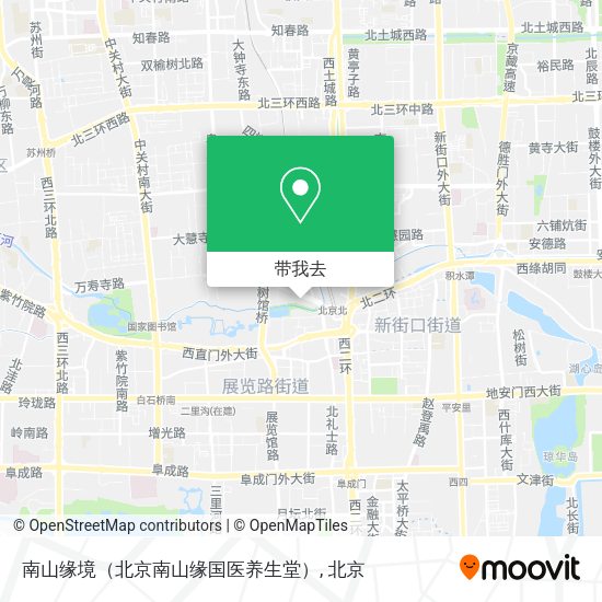 南山缘境（北京南山缘国医养生堂）地图