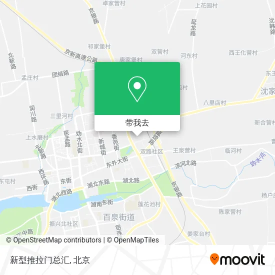 新型推拉门总汇地图