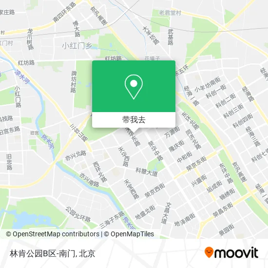 林肯公园B区-南门地图