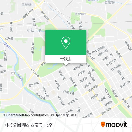 林肯公园四区-西南门地图
