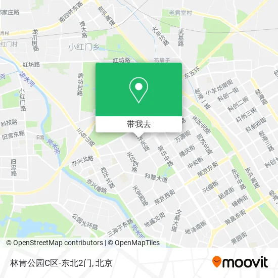 林肯公园C区-东北2门地图
