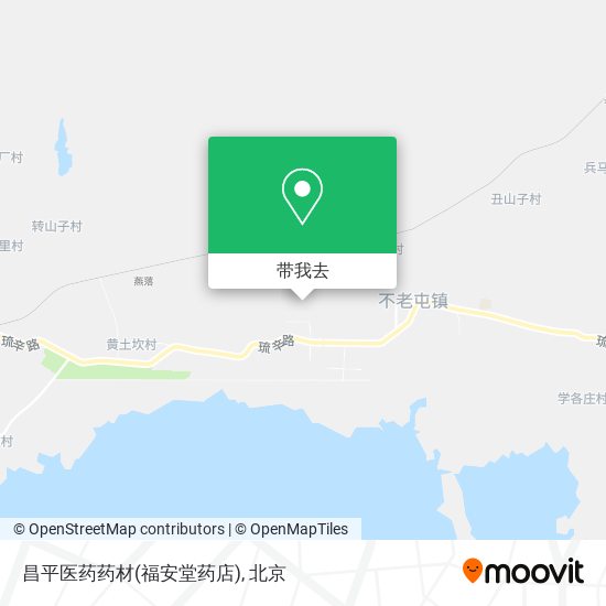 昌平医药药材(福安堂药店)地图