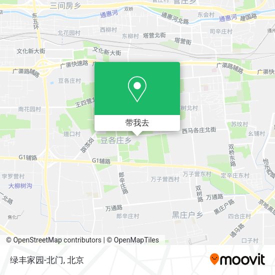 绿丰家园-北门地图