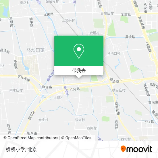 横桥小学地图