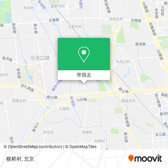 横桥村地图