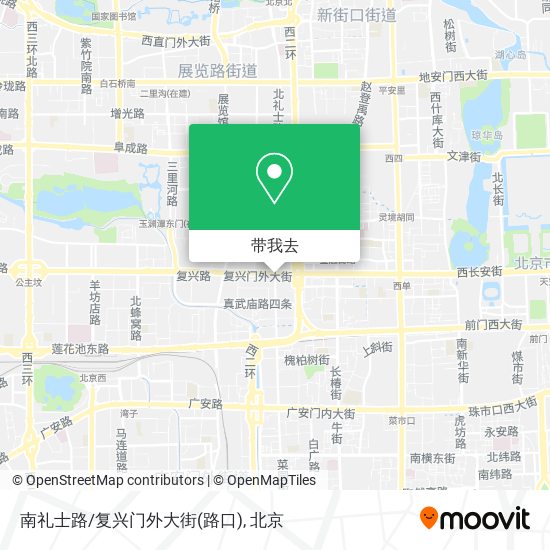 南礼士路/复兴门外大街(路口)地图