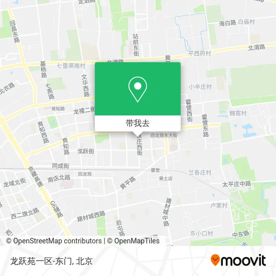 龙跃苑一区-东门地图