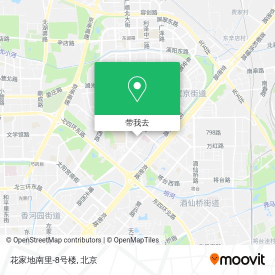 花家地南里-8号楼地图