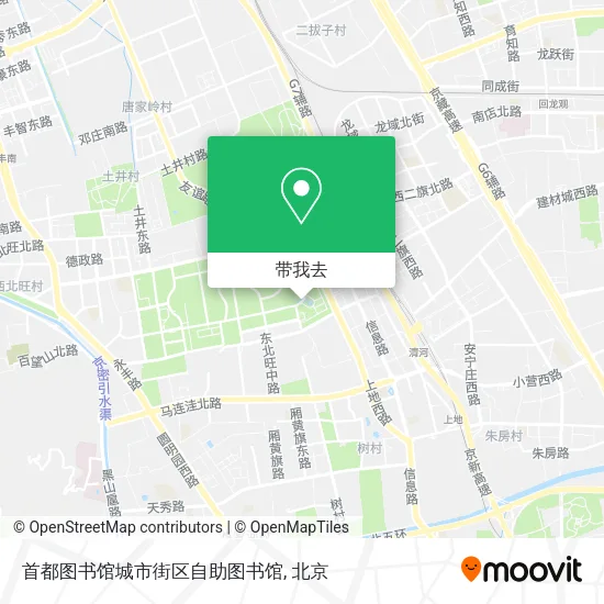 首都图书馆城市街区自助图书馆地图