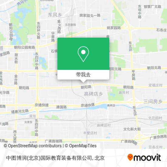 中图博润(北京)国际教育装备有限公司地图