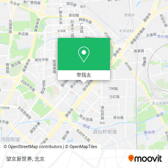 望京新世界地图