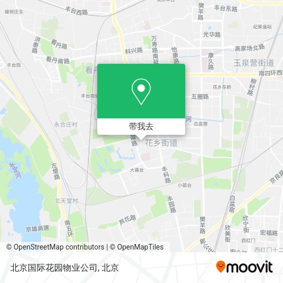 北京国际花园物业公司地图
