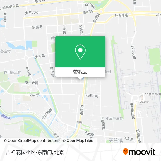 吉祥花园小区-东南门地图