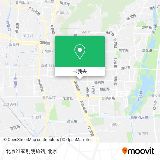 北京谁家别院旅馆地图