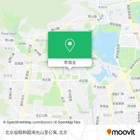 北京临颐和园湖光山景公寓地图