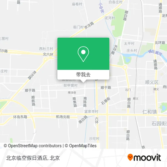 北京临空假日酒店地图