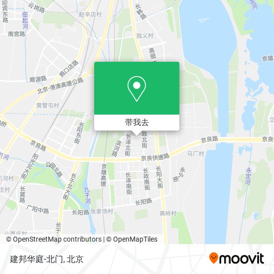 建邦华庭-北门地图