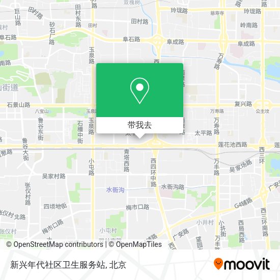 新兴年代社区卫生服务站地图
