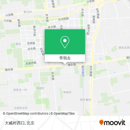 大臧村西口地图