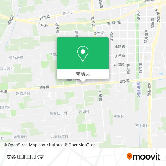 皮各庄北口地图