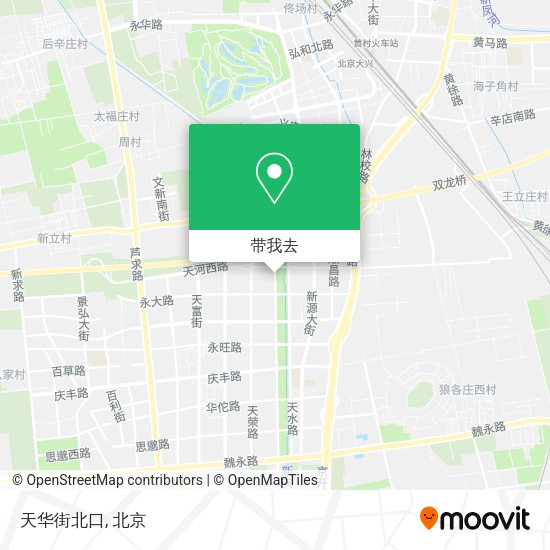 天华街北口地图