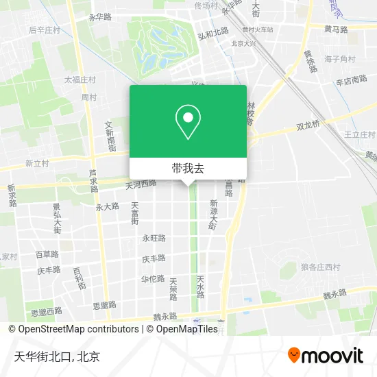天华街北口地图