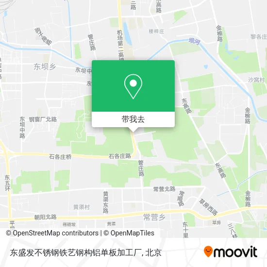 东盛发不锈钢铁艺钢构铝单板加工厂地图