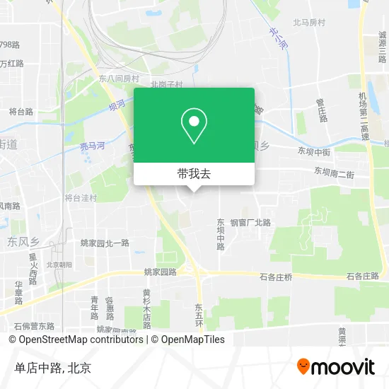 单店中路地图