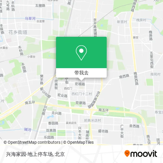 兴海家园-地上停车场地图
