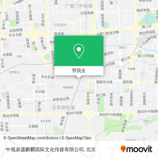 中视鼎盛麒麟国际文化传媒有限公司地图