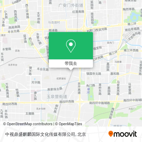 中视鼎盛麒麟国际文化传媒有限公司地图