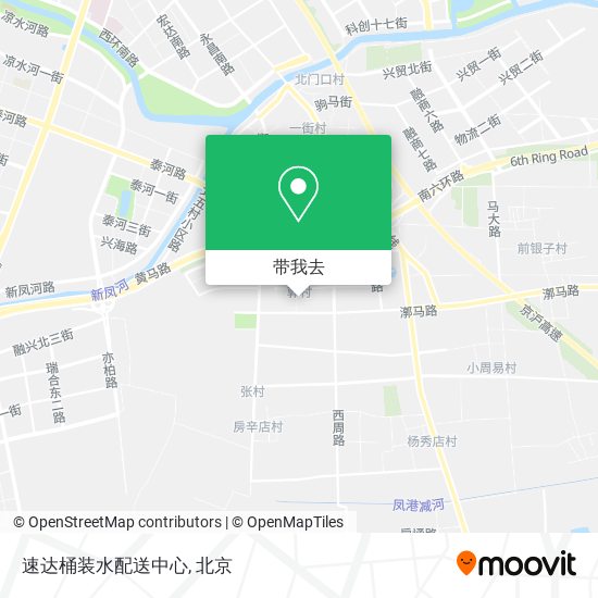 速达桶装水配送中心地图