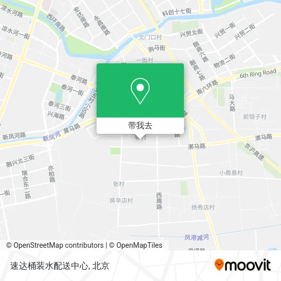 速达桶装水配送中心地图