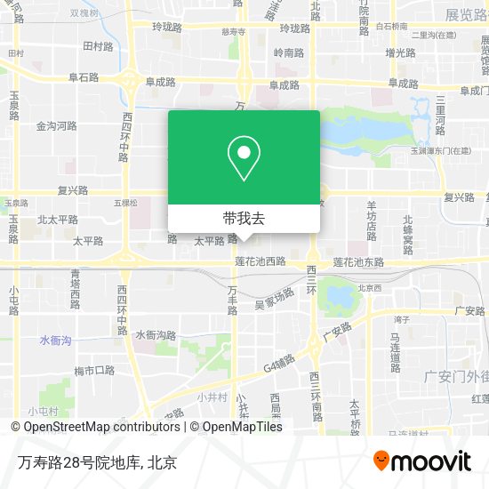 万寿路28号院地库地图