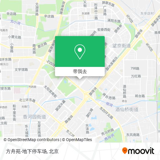 方舟苑-地下停车场地图