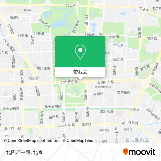 北四环中路地图