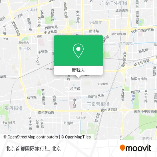 北京首都国际旅行社地图