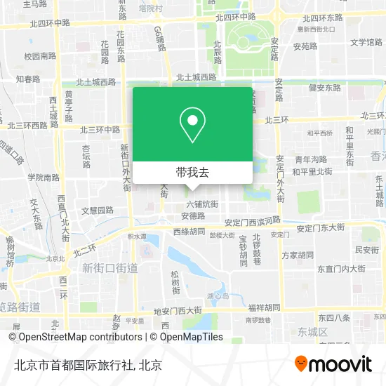 北京市首都国际旅行社地图