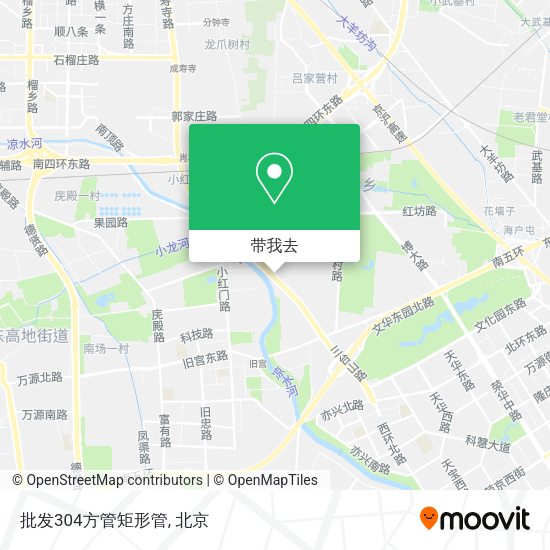 批发304方管矩形管地图