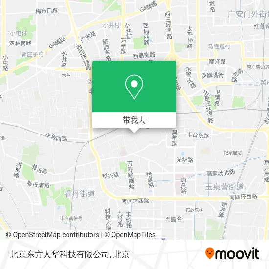 北京东方人华科技有限公司地图