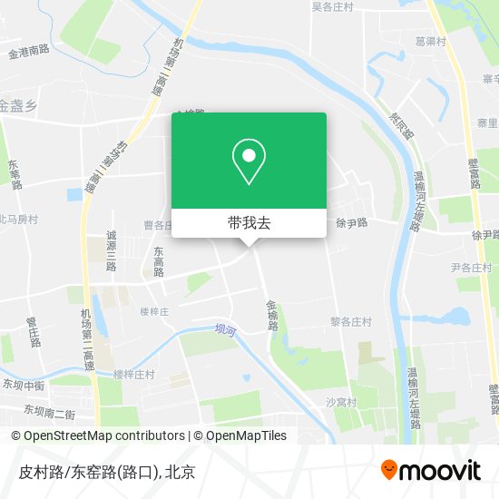 皮村路/东窑路(路口)地图