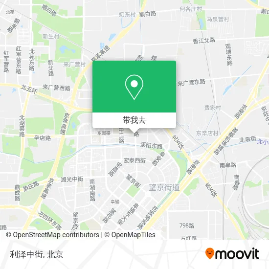 利泽中街地图